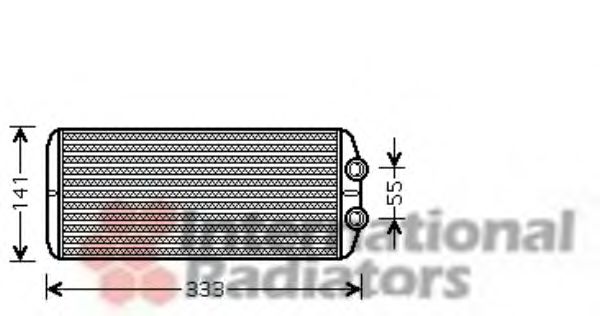 VAN WEZEL 40006312 Теплообменник, отопление салона для PEUGEOT 407 (Пежо 407) VAN WEZEL 40006312 Теплообменник, отопление салона для PEUGEOT 407 (Пежо 407)