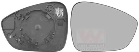 VAN WEZEL 0954838 Зеркальное стекло, наружное зеркало для CITROËN DS4 (CитроËн Дс4) VAN WEZEL 0954838 Зеркальное стекло, наружное зеркало для CITROËN DS4 (CитроËн Дс4)