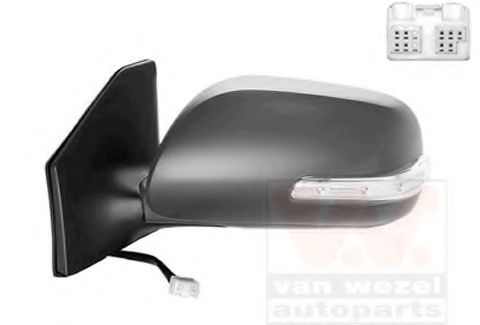 VAN WEZEL 5311827 Наружное зеркало для TOYOTA (Тойота/тоета) VAN WEZEL 5311827 Наружное зеркало для TOYOTA (Тойота/тоета)