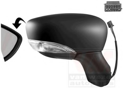 VAN WEZEL 4373806 Наружное зеркало для RENAULT LUTECIA IV (Рено Лутэcиа иv) VAN WEZEL 4373806 Наружное зеркало для RENAULT LUTECIA IV (Рено Лутэcиа иv)