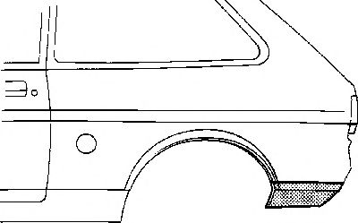 VAN WEZEL 1833134 Боковина для FORD FIESTA (Форд Фиэста) VAN WEZEL 1833134 Боковина для FORD FIESTA (Форд Фиэста)
