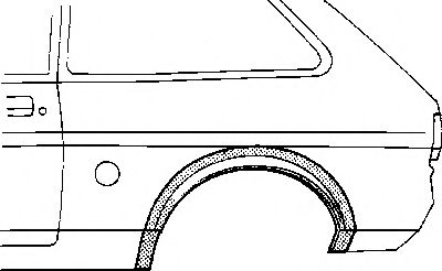 VAN WEZEL 1833146 Боковина для FORD FIESTA (Форд Фиэста) VAN WEZEL 1833146 Боковина для FORD FIESTA (Форд Фиэста)