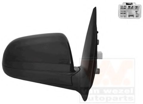 VAN WEZEL 0815808 Наружное зеркало для CHEVROLET AVEO (Шевроле Авео)