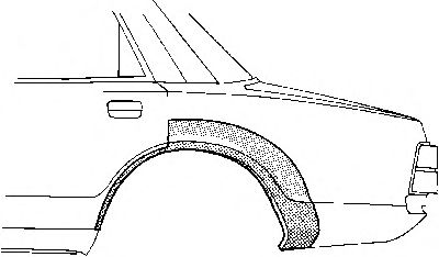 VAN WEZEL 1874147 Боковина для FORD GRANADA (Форд Гранада) VAN WEZEL 1874147 Боковина для FORD GRANADA (Форд Гранада)