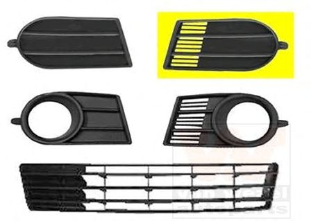 VAN WEZEL 5222591 Решетка вентилятора, буфер 