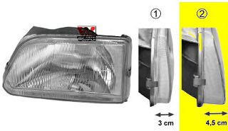 VAN WEZEL 5322943 Основная фара 