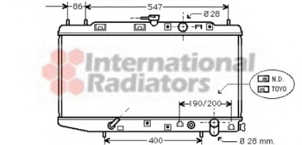 VAN WEZEL 25002064 Радиатор, охлаждение двигателя для HONDA CRX II (Хонда Cрх 2) VAN WEZEL 25002064 Радиатор, охлаждение двигателя для HONDA CRX II (Хонда Cрх 2)