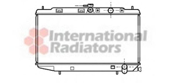 VAN WEZEL 25002072 Радиатор, охлаждение двигателя 