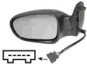 VAN WEZEL 1867807 Наружное зеркало для VOLKSWAGEN SHARAN (Фольксваген Шаран) VAN WEZEL 1867807 Наружное зеркало для VOLKSWAGEN SHARAN (Фольксваген Шаран)
