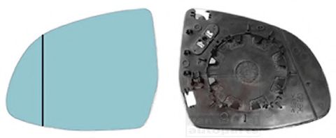 VAN WEZEL 0690837 Зеркальное стекло, наружное зеркало для BMW X5 (F15, F85) xDrive 40e VAN WEZEL 0690837 Зеркальное стекло, наружное зеркало для BMW X5 (F15, F85) xDrive 40e