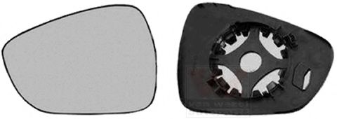 VAN WEZEL 0952837 Зеркальное стекло, наружное зеркало для CITROËN C3 II (CитроËн С3 2) VAN WEZEL 0952837 Зеркальное стекло, наружное зеркало для CITROËN C3 II (CитроËн С3 2)