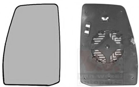 VAN WEZEL 1987831 Зеркальное стекло, наружное зеркало для FORD TRANSIT CUSTOM (Форд Трансит cустом) VAN WEZEL 1987831 Зеркальное стекло, наружное зеркало для FORD TRANSIT CUSTOM (Форд Трансит cустом)