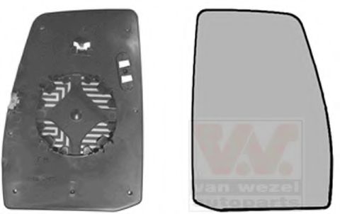 VAN WEZEL 1987832 Зеркальное стекло, наружное зеркало для FORD TRANSIT CUSTOM (Форд Трансит cустом) VAN WEZEL 1987832 Зеркальное стекло, наружное зеркало для FORD TRANSIT CUSTOM (Форд Трансит cустом)