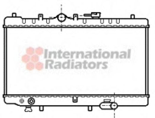 VAN WEZEL 27002030 Радиатор, охлаждение двигателя 