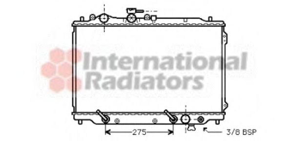 VAN WEZEL 27002051 Радиатор, охлаждение двигателя для MAZDA 626 III (Мазда 626 3) VAN WEZEL 27002051 Радиатор, охлаждение двигателя для MAZDA 626 III (Мазда 626 3)