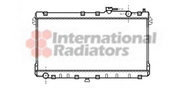 VAN WEZEL 27002087 Радиатор, охлаждение двигателя 