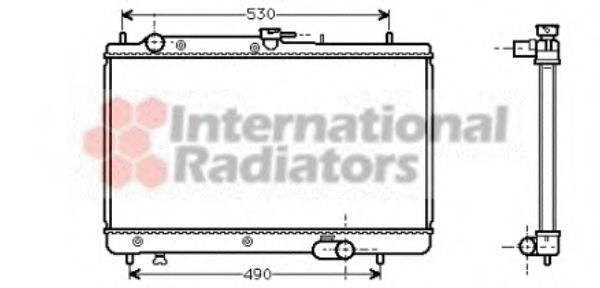 VAN WEZEL 27002088 Радиатор, охлаждение двигателя для KIA MENTOR (Киа Мэнтор) VAN WEZEL 27002088 Радиатор, охлаждение двигателя для KIA MENTOR (Киа Мэнтор)