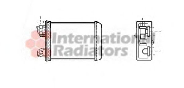 VAN WEZEL 27006081 Теплообменник, отопление салона для MAZDA (Мазда) VAN WEZEL 27006081 Теплообменник, отопление салона для MAZDA (Мазда)