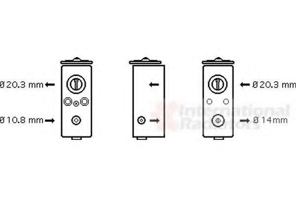 VAN WEZEL 07001082 Расширительный клапан, кондиционер для CHRYSLER VOYAGER II (Крайслер Вояджер 2) VAN WEZEL 07001082 Расширительный клапан, кондиционер для CHRYSLER VOYAGER II (Крайслер Вояджер 2)