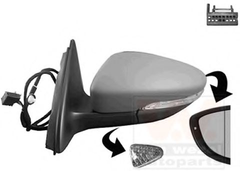 VAN WEZEL 5772817 Наружное зеркало для VOLKSWAGEN JETTA VI IV (Фольксваген Джетта 6 4) VAN WEZEL 5772817 Наружное зеркало для VOLKSWAGEN JETTA VI IV (Фольксваген Джетта 6 4)
