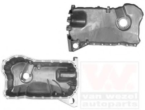 VAN WEZEL 5878070 Масляный поддон 