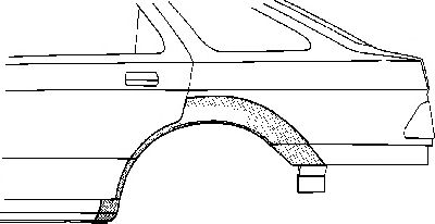 VAN WEZEL 2746148 Боковина для MAZDA 626 III (Мазда 626 3) VAN WEZEL 2746148 Боковина для MAZDA 626 III (Мазда 626 3)