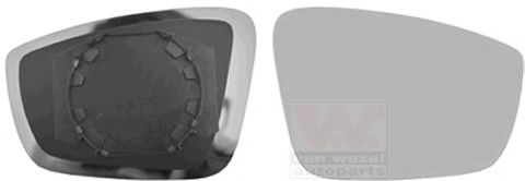 VAN WEZEL 7617832 Зеркальное стекло, наружное зеркало для SEAT TOLEDO IV (Сеат Толедо 4) VAN WEZEL 7617832 Зеркальное стекло, наружное зеркало для SEAT TOLEDO IV (Сеат Толедо 4)
