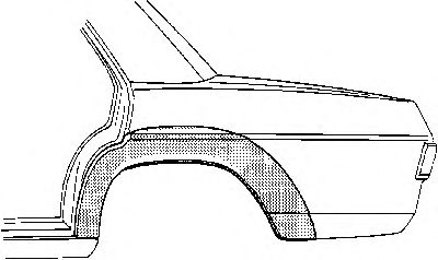 VAN WEZEL 3003.46 Боковина для MERCEDESBENZ (Мерседес бенц) VAN WEZEL 3003.46 Боковина для MERCEDESBENZ (Мерседес бенц)