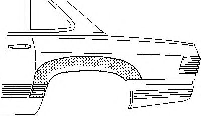 VAN WEZEL 3008145 Боковина 