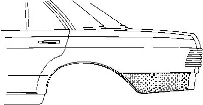 VAN WEZEL 3010133 Боковина для MERCEDESBENZ (Мерседес бенц) VAN WEZEL 3010133 Боковина для MERCEDESBENZ (Мерседес бенц)