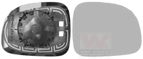 VAN WEZEL 1711832 Зеркальное стекло, наружное зеркало для FIAT PANDA (Фиат Панда) VAN WEZEL 1711832 Зеркальное стекло, наружное зеркало для FIAT PANDA (Фиат Панда)