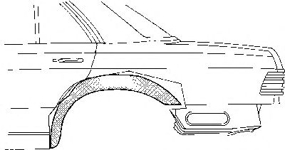 VAN WEZEL 3026448 Колесная ниша для MERCEDESBENZ (Мерседес бенц) VAN WEZEL 3026448 Колесная ниша для MERCEDESBENZ (Мерседес бенц)