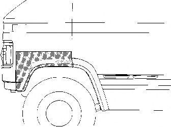 VAN WEZEL 3050.55 Боковина для MERCEDES-BENZ T2/L (Мэрcэдэс-бэнз Т2/л) VAN WEZEL 3050.55 Боковина для MERCEDES-BENZ T2/L (Мэрcэдэс-бэнз Т2/л)