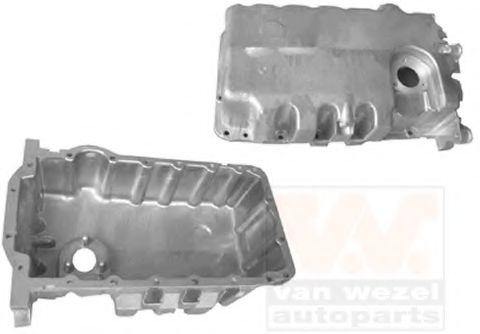 VAN WEZEL 7620072 Масляный поддон 