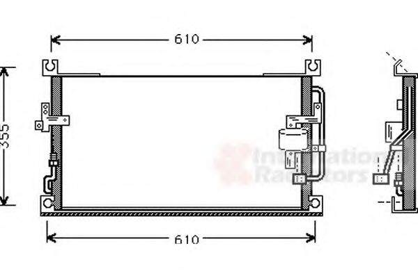 VAN WEZEL 32005107 Конденсатор, кондиционер для MITSUBISHI COLT/RODEO (Митсубиши/митсубиси Cолт/родэо) VAN WEZEL 32005107 Конденсатор, кондиционер для MITSUBISHI COLT/RODEO (Митсубиши/митсубиси Cолт/родэо)