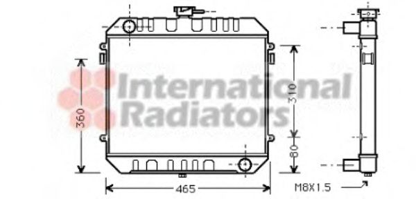 VAN WEZEL 37002027 Радиатор, охлаждение двигателя для OPEL ASCONA B (Опель Асcона б) VAN WEZEL 37002027 Радиатор, охлаждение двигателя для OPEL ASCONA B (Опель Асcона б)