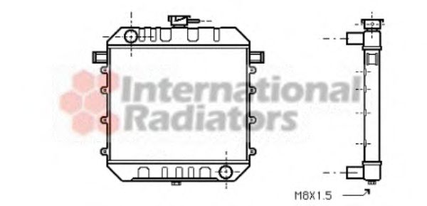 VAN WEZEL 37002030 Радиатор, охлаждение двигателя для OPEL ASCONA B (Опель Асcона б) VAN WEZEL 37002030 Радиатор, охлаждение двигателя для OPEL ASCONA B (Опель Асcона б)