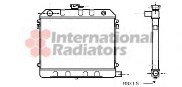 VAN WEZEL 37002130 Радиатор, охлаждение двигателя для OPEL MANTA B CC (Опель Манта б cc) VAN WEZEL 37002130 Радиатор, охлаждение двигателя для OPEL MANTA B CC (Опель Манта б cc)