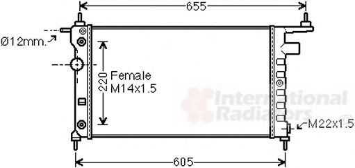VAN WEZEL 37002184 Радиатор, охлаждение двигателя для OPEL (Опель) VAN WEZEL 37002184 Радиатор, охлаждение двигателя для OPEL (Опель)