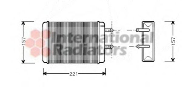 VAN WEZEL 37006001 Теплообменник, отопление салона для OPEL MANTA B CC (Опель Манта б cc) VAN WEZEL 37006001 Теплообменник, отопление салона для OPEL MANTA B CC (Опель Манта б cc)