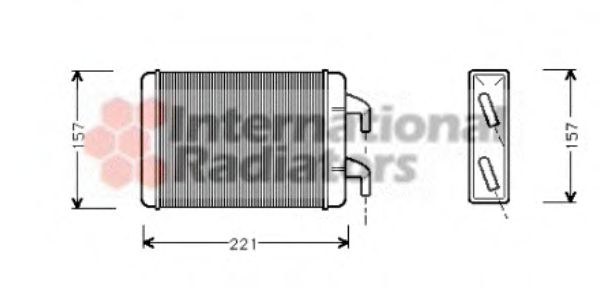VAN WEZEL 37006007 Теплообменник, отопление салона для OPEL MANTA B CC (Опель Манта б cc) VAN WEZEL 37006007 Теплообменник, отопление салона для OPEL MANTA B CC (Опель Манта б cc)