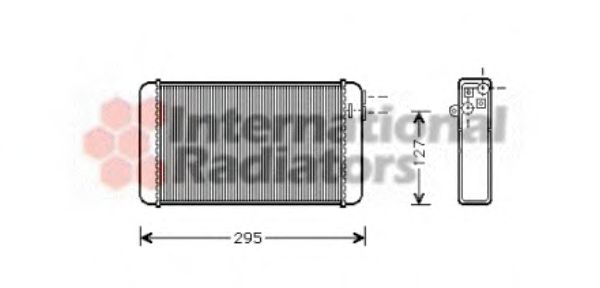VAN WEZEL 37006116 Теплообменник, отопление салона для OPEL OMEGA A (Опель Омэга а) VAN WEZEL 37006116 Теплообменник, отопление салона для OPEL OMEGA A (Опель Омэга а)