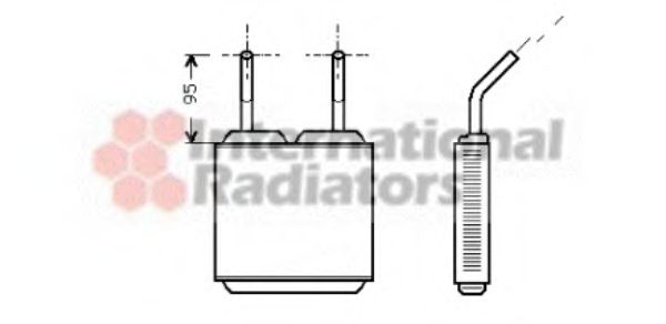 VAN WEZEL 37006160 Теплообменник, отопление салона для OPEL KADETT E COMBO (Опель Кадэтт э комбо) VAN WEZEL 37006160 Теплообменник, отопление салона для OPEL KADETT E COMBO (Опель Кадэтт э комбо)