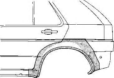 VAN WEZEL 3770148 Боковина для OPEL CORSA A (Опель Cорса а) VAN WEZEL 3770148 Боковина для OPEL CORSA A (Опель Cорса а)