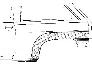 VAN WEZEL 3776146 Боковина 