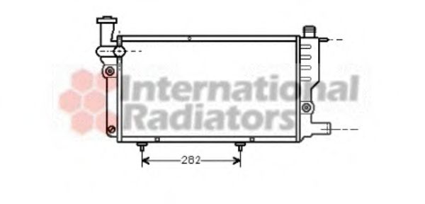 VAN WEZEL 40002095 Радиатор, охлаждение двигателя для PEUGEOT 205 II (Пежо 205 2) VAN WEZEL 40002095 Радиатор, охлаждение двигателя для PEUGEOT 205 II (Пежо 205 2)