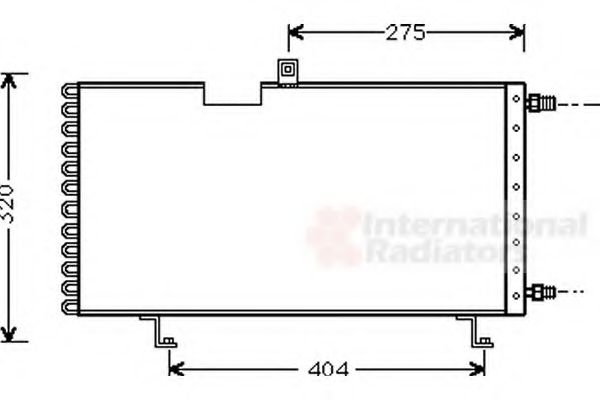 VAN WEZEL 40005158 Конденсатор, кондиционер для PEUGEOT (Пежо) VAN WEZEL 40005158 Конденсатор, кондиционер для PEUGEOT (Пежо)