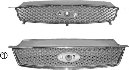 VAN WEZEL 1862514 Решетка радиатора для FORD FOCUS C-MAX (Форд Фокус с макс) VAN WEZEL 1862514 Решетка радиатора для FORD FOCUS C-MAX (Форд Фокус с макс)