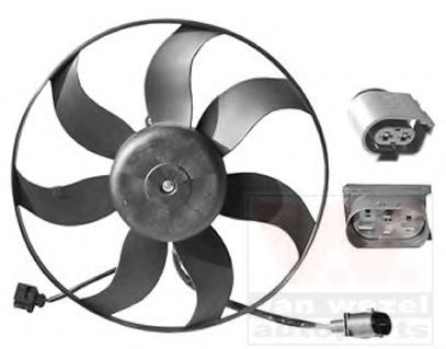 VAN WEZEL 5894745 Вентилятор, охлаждение двигателя для VOLKSWAGEN VENTO V (Фольксваген Венто 5) VAN WEZEL 5894745 Вентилятор, охлаждение двигателя для VOLKSWAGEN VENTO V (Фольксваген Венто 5)