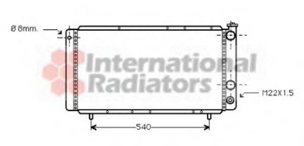 VAN WEZEL 43002025 Радиатор, охлаждение двигателя для RENAULT ESPACE (Рено Эспаcэ) VAN WEZEL 43002025 Радиатор, охлаждение двигателя для RENAULT ESPACE (Рено Эспаcэ)